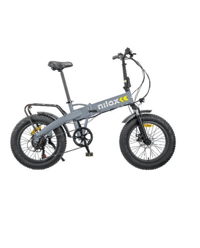 Bicicletta Elettrica Nilox J4 PLUS 20X4P Grigio 250 W 13000 mAh 20" Bicicletta Elettrica Nilox J4 PLUS 20X4P Grigio 250 W 13000 mAh 20"