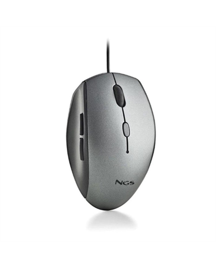 Mouse NGS MOTHGRAY Grigio 1600 dpi (1 Unità) Mouse NGS MOTHGRAY Grigio 1600 dpi (1 Unità)