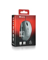 Mouse NGS MOTHGRAY Grigio 1600 dpi (1 Unità) Mouse NGS MOTHGRAY Grigio 1600 dpi (1 Unità)