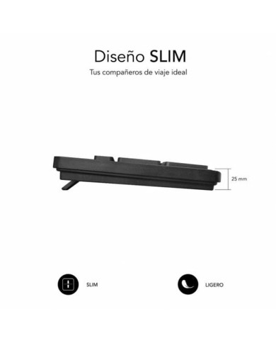 Tastiera numerica Subblim Nero