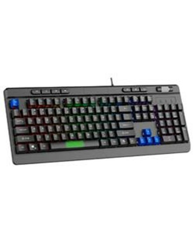 Tastiera per Giochi Sparco SPMEMKEYBESP Nero Qwerty in Spagnolo Tastiera per Giochi Sparco SPMEMKEYBESP Nero Qwerty in Spagnolo