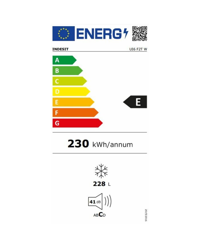 Freezer Indesit UI6F2TS Argentato 228 L Freezer Indesit UI6F2TS Argentato 228 L