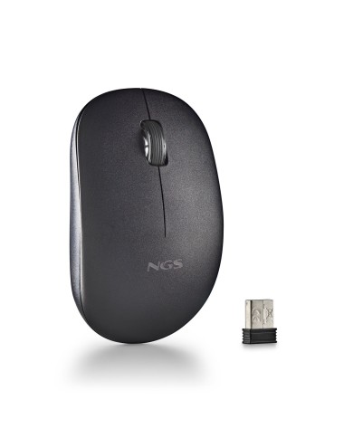 Mouse senza Fili NGS SILENT MOUSE Nero 1000 dpi (1 Unità)