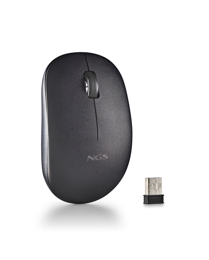 Mouse senza Fili NGS SILENT MOUSE Nero 1000 dpi (1 Unità)