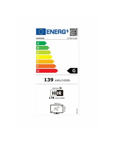 Smart TV Samsung TU75DU7105 4K Ultra HD 75" LED HDR HDR 10+ Smart TV Samsung TU75DU7105 4K Ultra HD 75" LED HDR HDR 10+