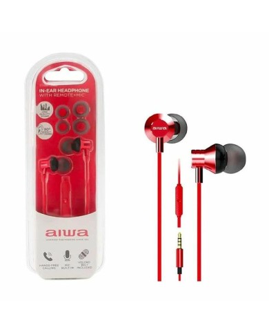 Auricolari Aiwa ESTM50RD Rosso Auricolari Aiwa ESTM50RD Rosso