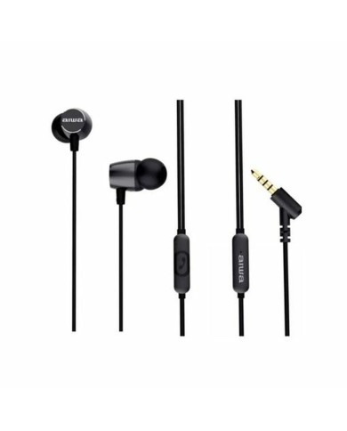 Auricolari con Microfono Aiwa ESTM30BK Auricolari con Microfono Aiwa ESTM30BK