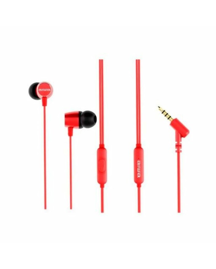 Auricolari con Microfono Aiwa ESTM30RD Auricolari con Microfono Aiwa ESTM30RD