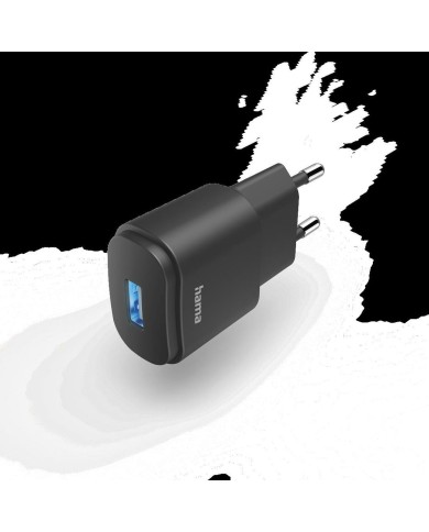 Caricabatterie da Parete Hama 00201644 Nero 6 W (1 Unità) Caricabatterie da Parete Hama 00201644 Nero 6 W (1 Unità)