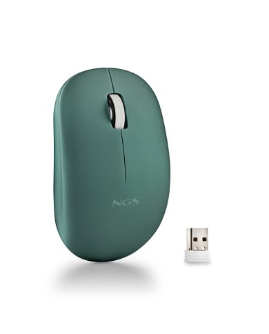 Mouse senza Fili NGS FOGPROGREEN Verde 1000 dpi (1 Unità)