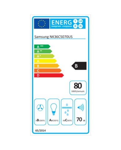 Cappa Classica Samsung NK36C5070USUR Acciaio