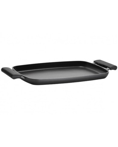 Griglia Inoxibar 18236 Nero 36 x 24 cm Alluminio Griglia Inoxibar 18236 Nero 36 x 24 cm Alluminio