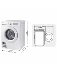 Lavatrice Samsung WW80CGC04DTH 60 cm 1400 rpm 8 kg