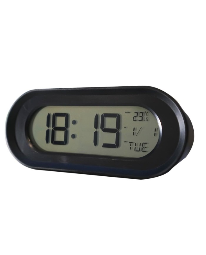 Radio Sveglia ELBE Nero Termometro