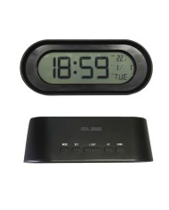 Radio Sveglia ELBE Nero Termometro