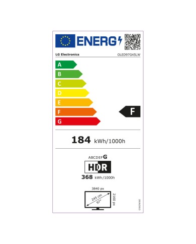Smart TV LG 97G45LW 4K Ultra HD OLED AMD FreeSync 97" Smart TV LG 97G45LW 4K Ultra HD OLED AMD FreeSync 97"