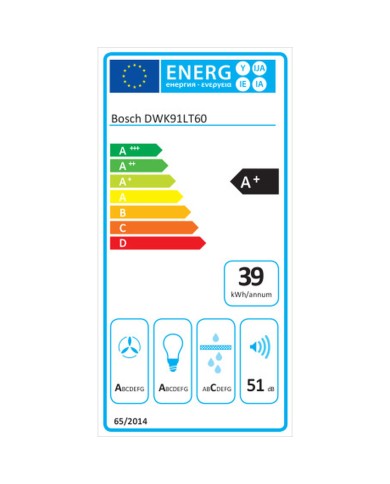Cappa Classica BOSCH DWK91LT60 Nero