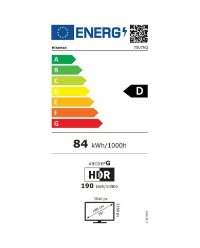 Smart TV Hisense 75E7NQ 4K Ultra HD HDR QLED 75" Smart TV Hisense 75E7NQ 4K Ultra HD HDR QLED 75"