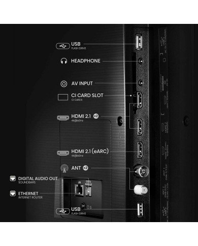 Smart TV Hisense 85E7NQ 4K Ultra HD 85" QLED