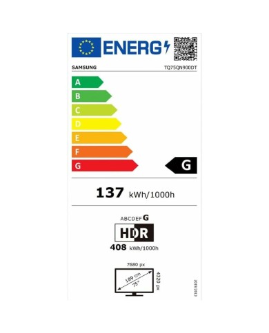 Smart TV Samsung TQ75QN900D 8K Ultra HD 75" HDR AMD FreeSync Neo QLED