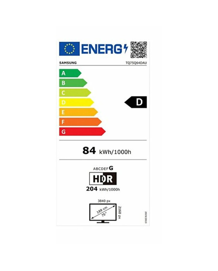 Smart TV Samsung TQ75Q64D 4K Ultra HD 75" HDR QLED Smart TV Samsung TQ75Q64D 4K Ultra HD 75" HDR QLED