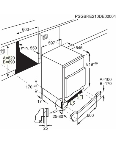 Frigorifero AEG OSF6I82EF Bianco Frigorifero AEG OSF6I82EF Bianco