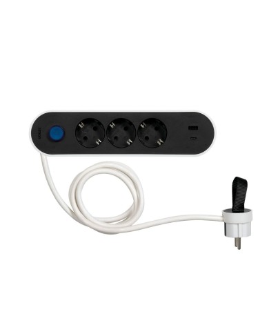 Multipresa con 3 Prese con Interruttore Simon Multipresa con 3 Prese con Interruttore Simon