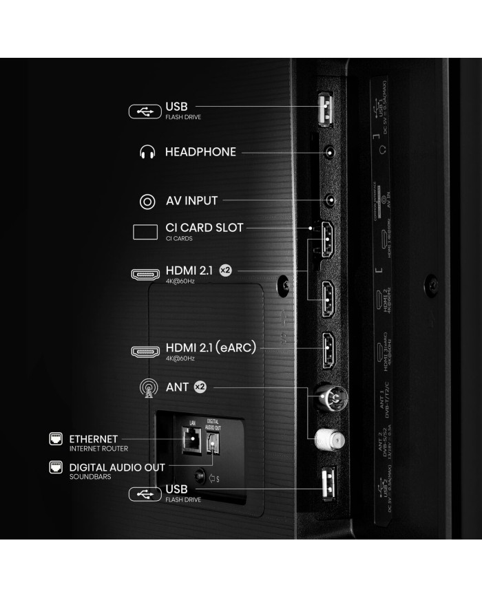 Smart TV Hisense 55A6N 4K Ultra HD 55" LED Smart TV Hisense 55A6N 4K Ultra HD 55" LED