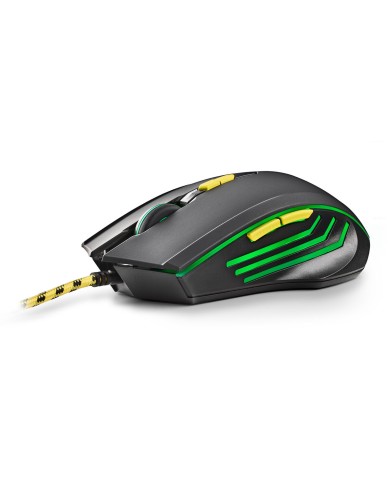 Mouse Gaming NGS GMX-123 Nero 3200 DPI (1 Unità)