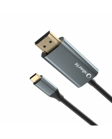 Cavo USB-C con HDMI Silver HT LOGAN Nero Cavo USB-C con HDMI Silver HT LOGAN Nero