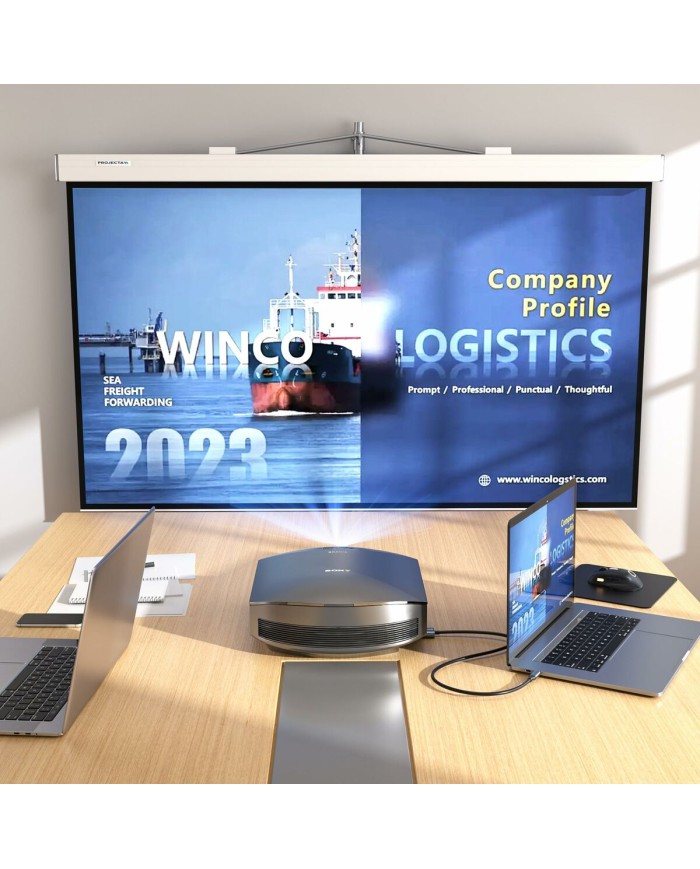 Cavo USB-C con HDMI Silver HT LOGAN Nero