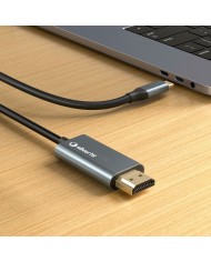 Cavo USB-C con HDMI Silver HT LOGAN Nero