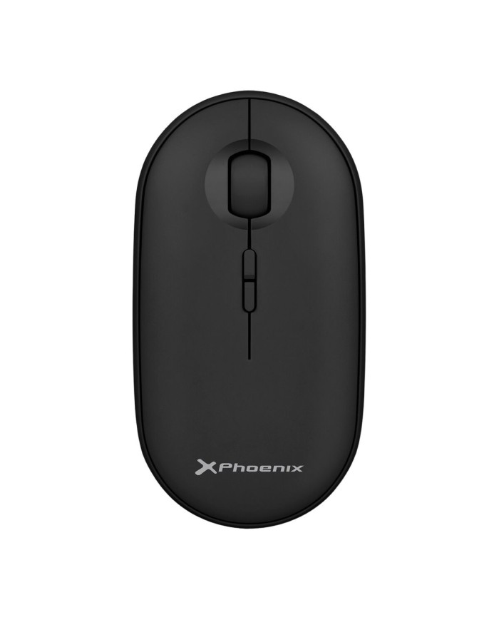Mouse Ottico Wireless Phoenix Nero 1600 dpi (1 Unità) Mouse Ottico Wireless Phoenix Nero 1600 dpi (1 Unità)
