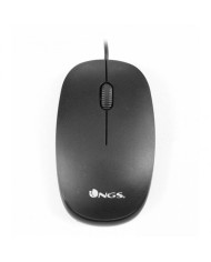 Mouse Ottico Mouse Ottico NGS GRAYFLAME Nero 1000 dpi Mouse Ottico Mouse Ottico NGS GRAYFLAME Nero 1000 dpi