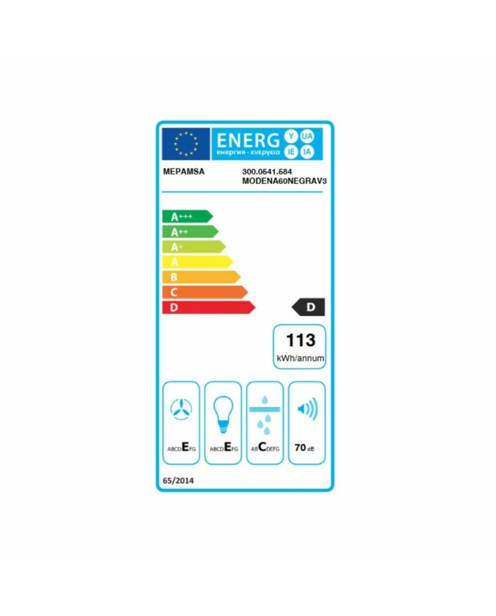 Cappa Classica Mepamsa Modena 60 cm Cappa Classica Mepamsa Modena 60 cm