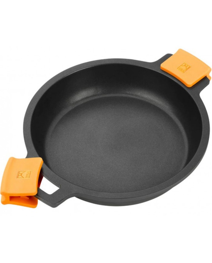 Casseruola con coperchio in vetro BRA Braisogona_A270520 1,5 L (Ø 20 cm) Nero Ø 20 cm 1,5 L