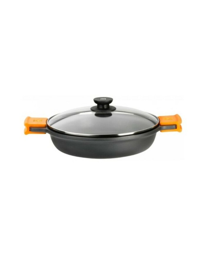 Casseruola con coperchio in vetro BRA Braisogona_A270520 1,5 L (Ø 20 cm) Nero Ø 20 cm 1,5 L