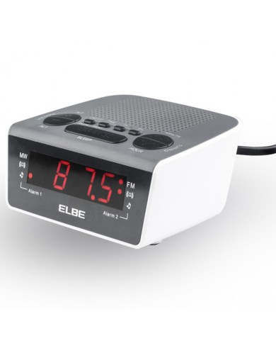 Radio Sveglia ELBE CR-932 AM/FM Bianco Radio Sveglia ELBE CR-932 AM/FM Bianco