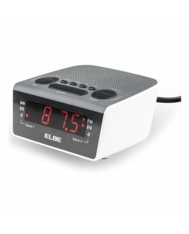Radio Sveglia ELBE CR-932 AM/FM Bianco Radio Sveglia ELBE CR-932 AM/FM Bianco