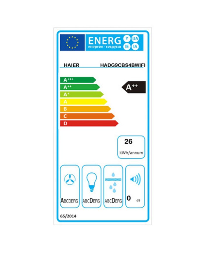 Cappa Classica Candy HADG9CBS4BWIFI Nero Cappa Classica Candy HADG9CBS4BWIFI Nero