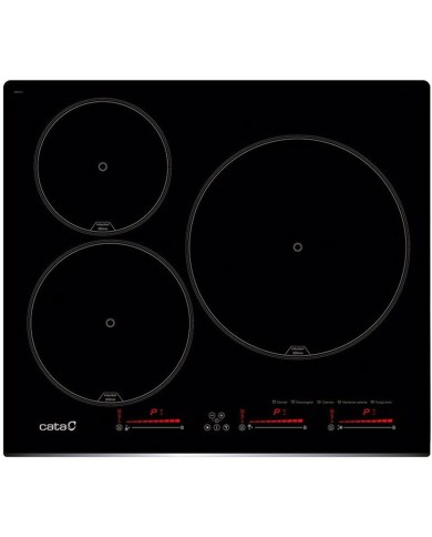 Piano Cottura ad Induzione Cata INSB6003E2BK 60 cm 7100 W Piano Cottura ad Induzione Cata INSB6003E2BK 60 cm 7100 W