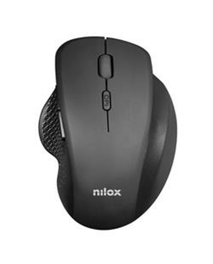 Mouse Ergonomico Ottico Nilox Nero 3200 DPI Mouse Ergonomico Ottico Nilox Nero 3200 DPI