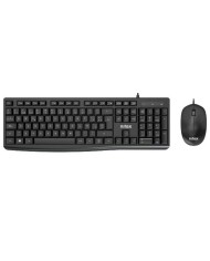 Tastiera e Mouse Nilox NXKMWE012 Nero Qwerty in Spagnolo