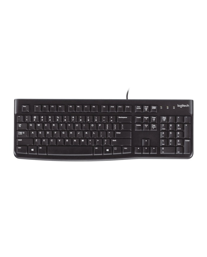 Qwerty in Spagnolo Logitech K120 USB Nero Qwerty in Spagnolo QWERTY