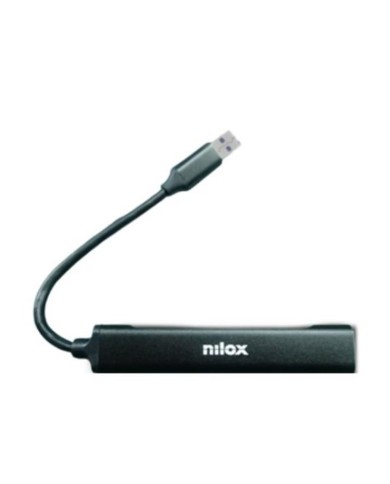 Hub USB 4 Porte Nilox NXHUB401 Nero