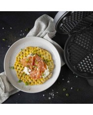 Macchina da Waffle Princess Princess 132380 Nero Argentato Acciaio 1200 W