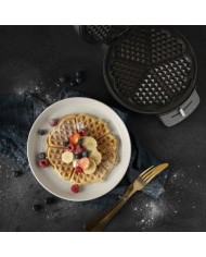 Macchina da Waffle Princess Princess 132380 Nero Argentato Acciaio 1200 W