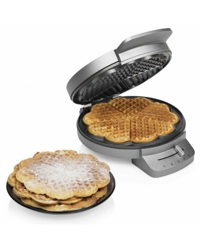 Macchina da Waffle Princess Princess 132380 Nero Argentato Acciaio 1200 W