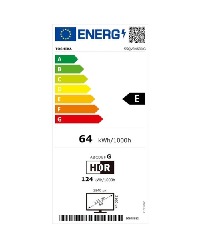 Smart TV Toshiba 55QV3463DG 4K Ultra HD 55" QLED Smart TV Toshiba 55QV3463DG 4K Ultra HD 55" QLED