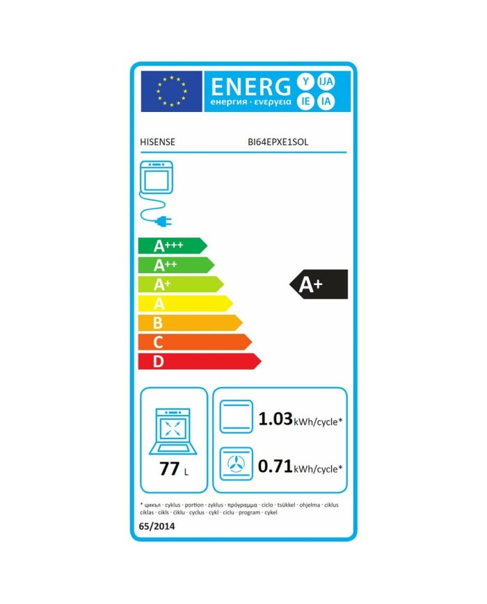 Forno Pirolitico Hisense BI64EPXE1SOL 3500 W
